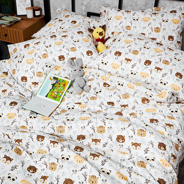 Фото - Комплект постільної білизни Moon&Star Бязь Gold Люкс «Jungle Joy» 160х220х2 нав. 4х50х70 (MS-820006438)