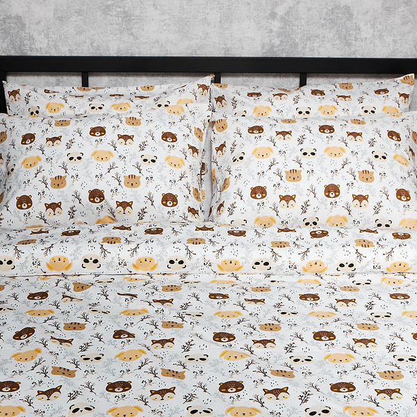 Фото - Комплект постільної білизни Moon&Star Бязь Gold Люкс «Jungle Joy» 160х220х2 нав. 4х70х70 (MS-820006439)