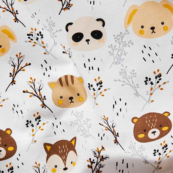 Фото - Комплект постільної білизни Moon&Star Бязь Gold Люкс «Jungle Joy» 143х210 см нав. 4х50х70 (MS-820006423)