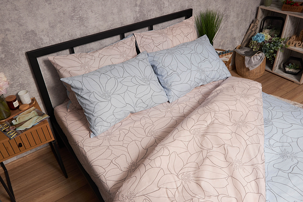 Фото - Комплект постільної білизни Moon&Star Бязь Gold Люкс Lily King Size 220x240 см +нав. 4х50х70 (MS-820005778)