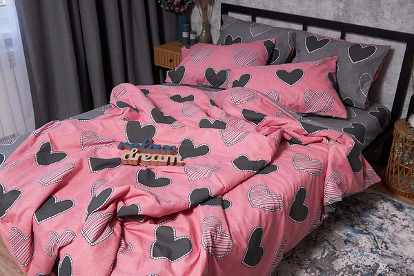 Фото - Комплект постельного белья Moon&Star Бязь Gold Люкс Love 143х210 (MS-820002771)