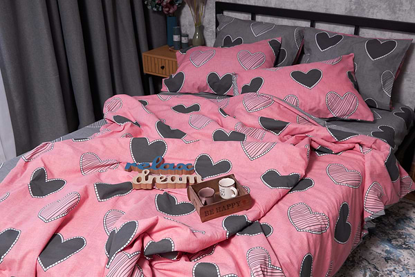 Фото - Комплект постельного белья Moon&Star Бязь Gold Люкс Love 143х210 (MS-820002768)