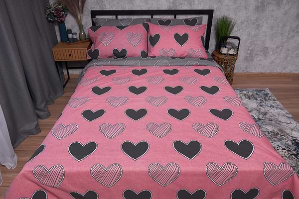 Фото - Комплект постельного белья Moon&Star Бязь Gold Люкс Love 143х210 (MS-820002771)