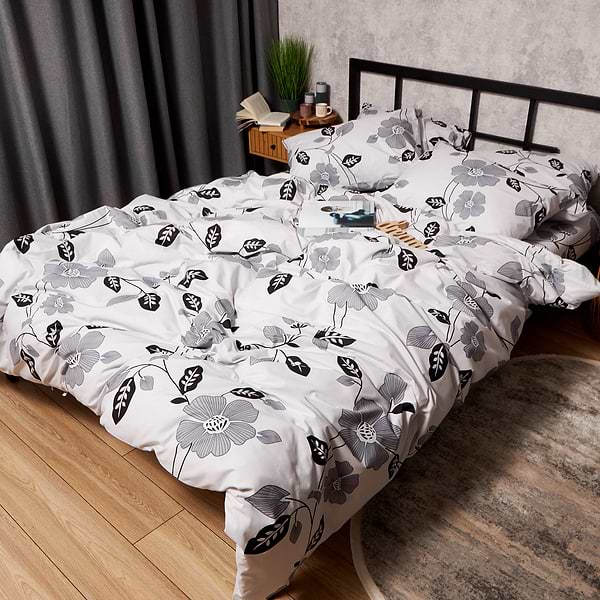 Фото - Комплект постільної білизни Moon&Star Бязь Gold Люкс Misty Petals 160х220 + 40х60 см 2 шт. (MS-890000333)