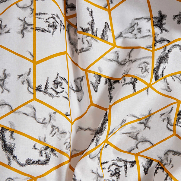 Фото - Комплект постельного белья Moon&Star Бязь Gold Люкс Modern Marble 160х220х2 нав. 4х70х70 (MS-820009484)