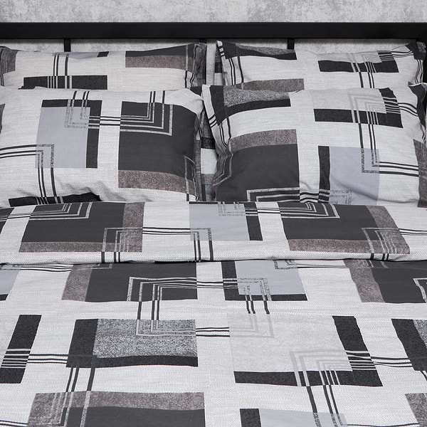 Фото - Комплект постільної білизни Moon&Star Бязь Gold Люкс Modern Vision 143х210 нав. 2х50х70 (MS-820006526)