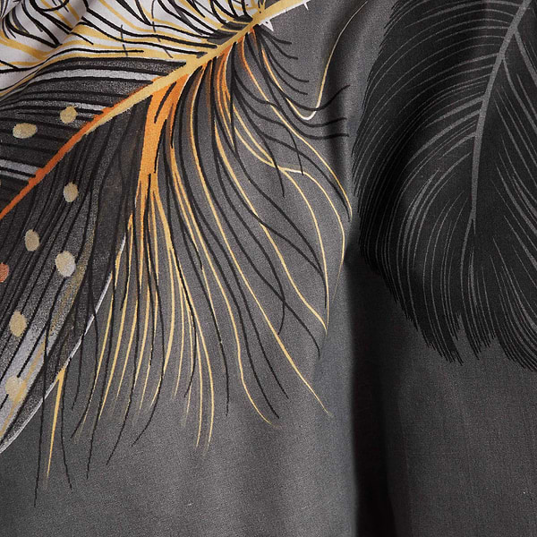 Фото - Комплект постельного белья Moon&Star Бязь Gold Люкс Mystic Feathers King Size 220x240 см нав. 2х50х70 (MS-820009486)