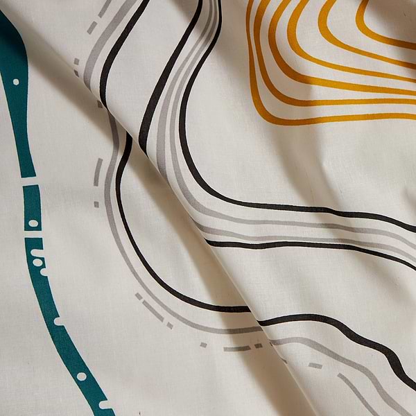 Фото - Комплект постільної білизни Moon&Star Бязь Gold Люкс Natural Waves 160х220х2 нав. 2х40х60 (MS-820009550)