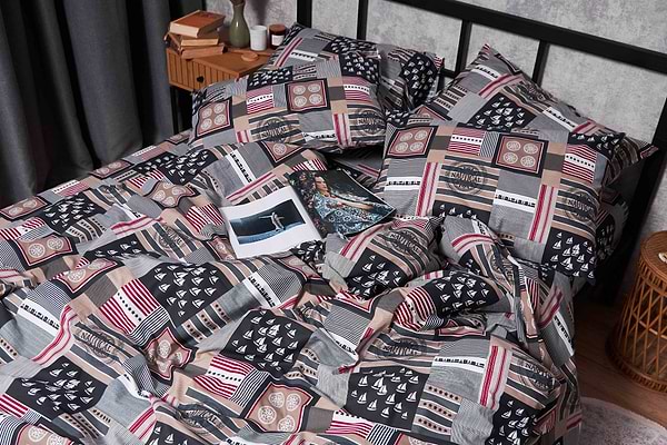 Фото - Комплект постельного белья Moon&Star Бязь Gold Люкс Nautical 143х210 (MS-820003410)