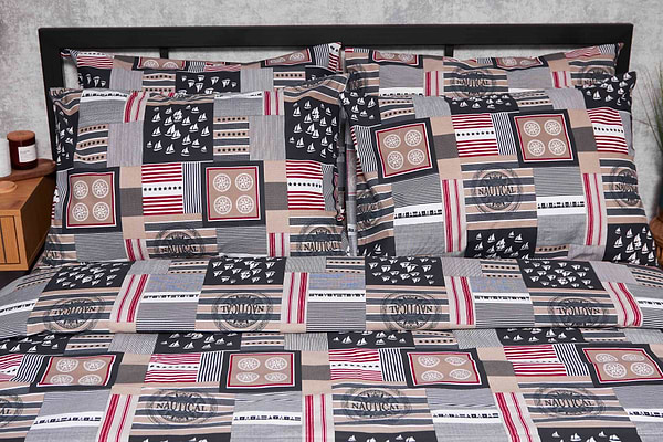 Фото - Комплект постельного белья Moon&Star Бязь Gold Люкс Nautical 143х210 (MS-820003414)