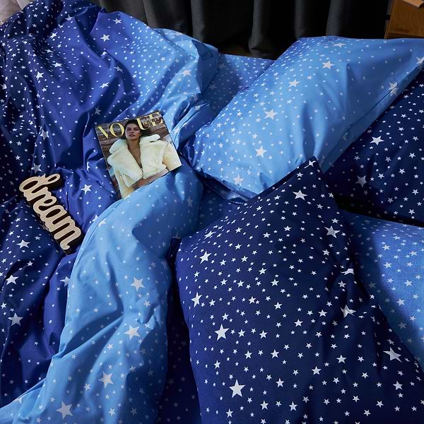 Фото - Комплект постельного белья Moon&Star Бязь Gold Люкс «Night Glow» 143х210х2 нав. 4х70х70 (MS-820006574)