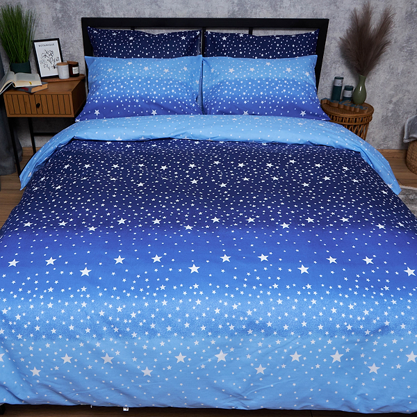 Фото - Комплект постельного белья Moon&Star Бязь Gold Люкс «Night Glow» 160х220х2 нав. 2х40х60 (MS-820006575)