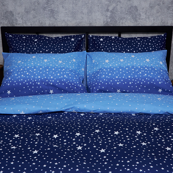 Фото - Комплект постельного белья Moon&Star Бязь Gold Люкс «Night Glow» 160х220х2 нав. 2х40х60 (MS-820006575)