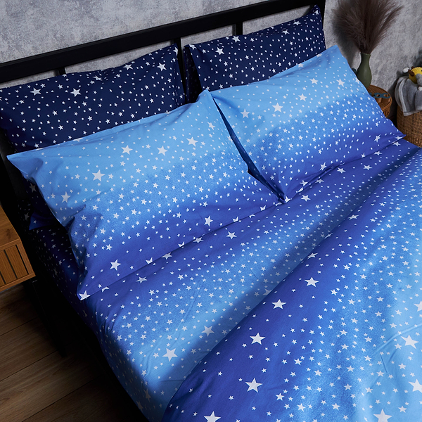 Фото - Комплект постельного белья Moon&Star Бязь Gold Люкс «Night Glow» 160х220х2 нав. 2х40х60 (MS-820006575)