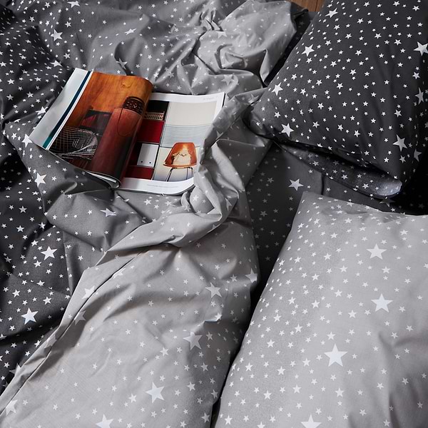 Фото - Комплект постільної білизни Moon&Star Бязь Gold Люкс Night Sky 200х220 нав. 50х70 2 шт. (MS-880000331)