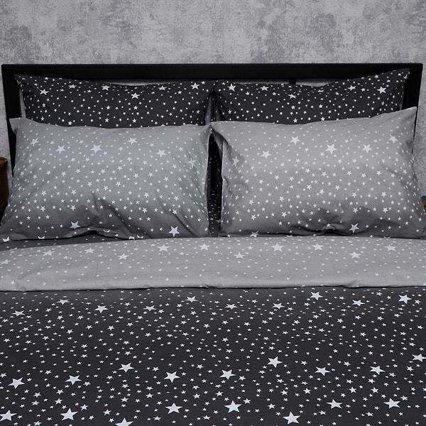 Фото - Комплект постільної білизни Moon&Star Бязь Gold Люкс Night Sky 200х220 нав. 50х70 2 шт. (MS-880000331)