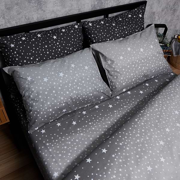 Фото - Комплект постільної білизни Moon&Star Бязь Gold Люкс «Night Sky» 143х210х2 нав. 4х70х70 (MS-820006609)