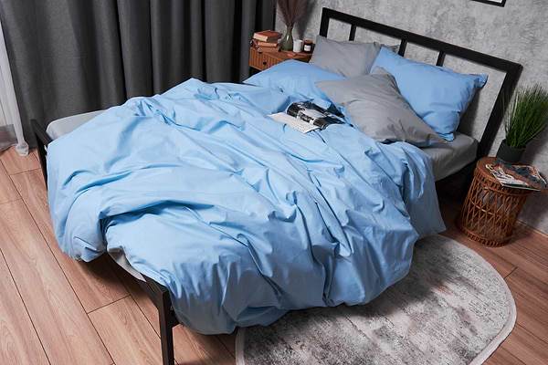 Фото - Комплект постільної білизни Moon&Star Бязь Gold Люкс Nordic Gray 143х210 (MS-820003096)