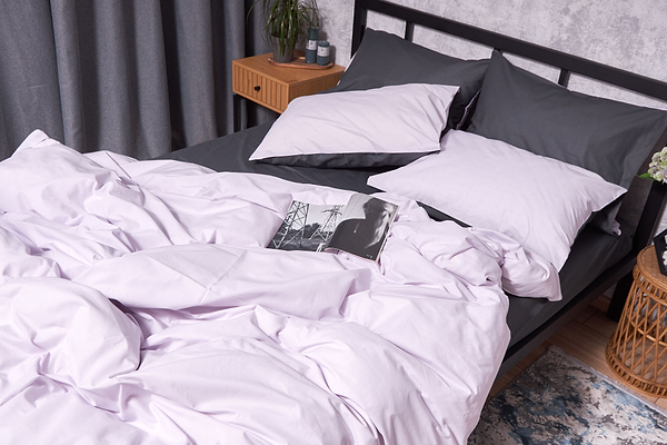 Фото - Комплект постельного белья Moon&Star Бязь Gold Люкс Orchid Gray 143х210х2 нав. 4х50х70 (MS-820002361)