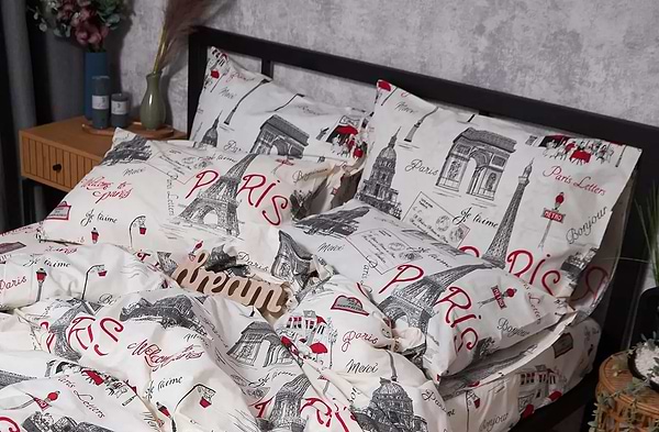 Фото - Наволочка Moon&Star Бязь Gold Люкс Paris 50х70 2 шт. (MS-840000321)