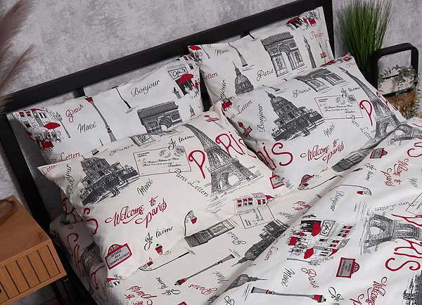 Фото - Наволочка Moon&Star Бязь Gold Люкс Paris 50х70 2 шт. (MS-840000321)