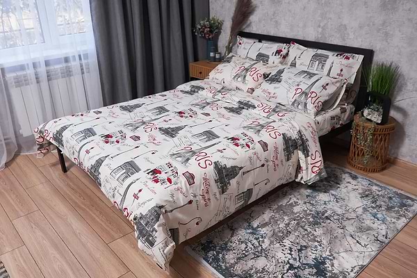 Фото - Підковдра полуторна Moon&Star Бязь Gold Люкс Paris 143 x 210 см (MS-870000115)