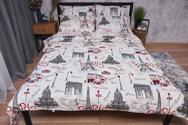 Фото - Підковдра полуторна Moon&Star Бязь Gold Люкс Paris 143 x 210 см (MS-870000115)