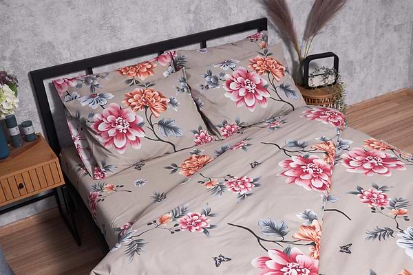 Фото - Комплект постільної білизни Moon&Star Бязь Gold Люкс Peony Brown 143х210 (MS-820001897)