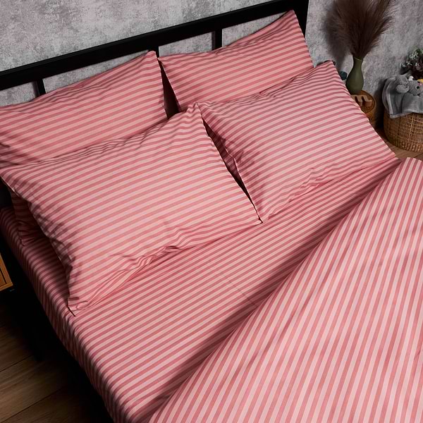 Фото - Комплект постільної білизни Moon&Star Бязь Gold Люкс Pink Whisper 200х220 нав. 40х60 см 2 шт. (MS-890000129)