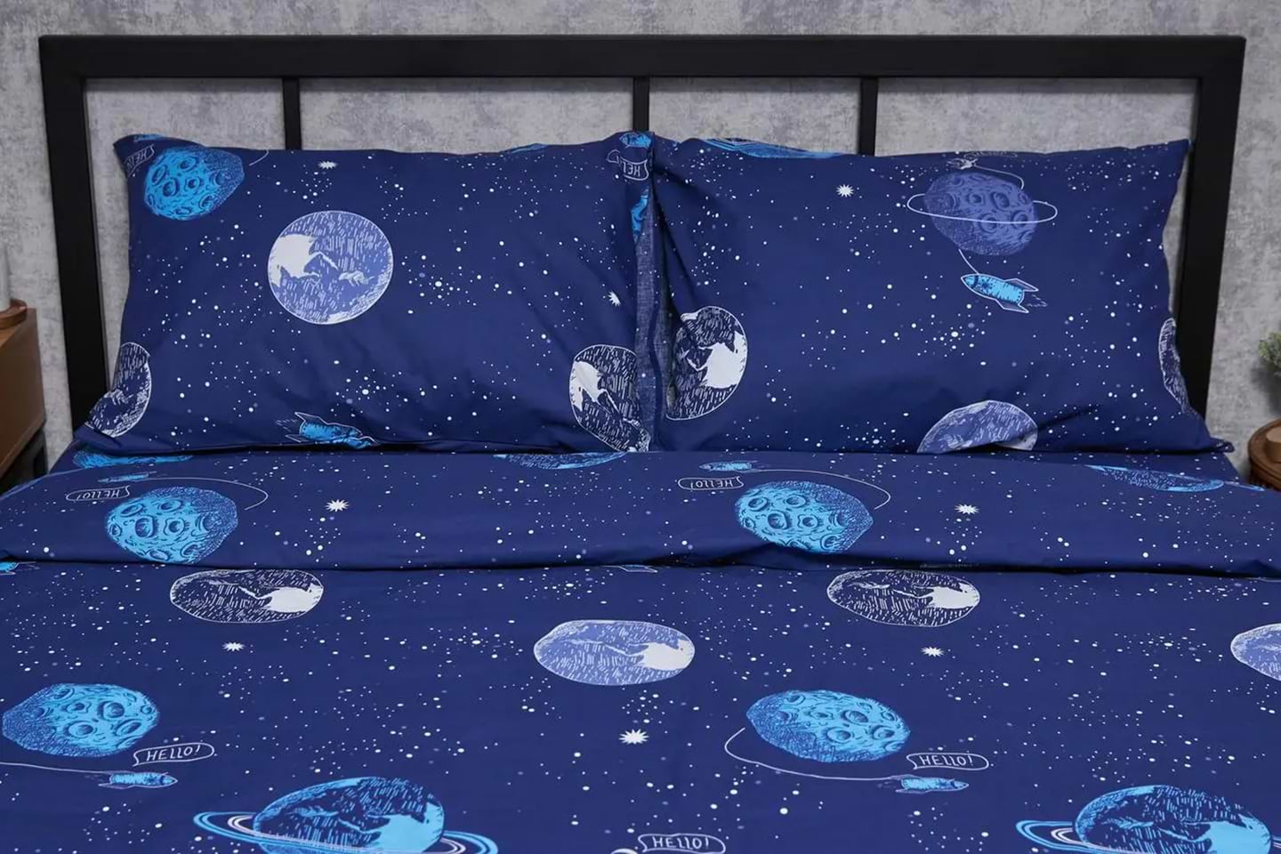 Наволочка Moon&Star Бязь Gold Люкс Planets 50х70 см 2 шт. (MS-840000525)