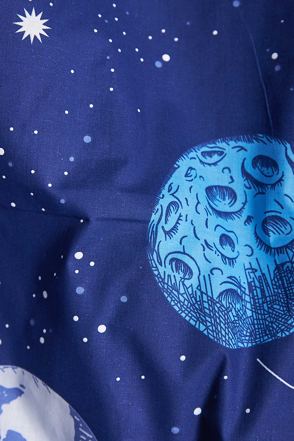 Фото - Комплект постельного белья Moon&Star Бязь Gold Люкс «Planets» 160х220х2 нав. 2х40х60 (MS-820004825)