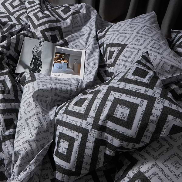 Фото - Комплект постельного белья Moon&Star Бязь Gold Люкс «Retro Pixels» King Size 220x240 см нав. 4х70х70 (MS-820006724)