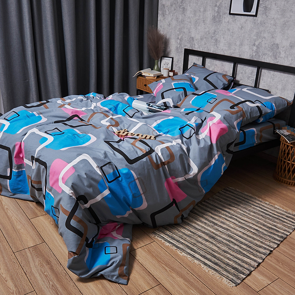 Фото - Комплект постельного белья Moon&Star Бязь Gold Люкс «Retro Vibes» 160х220х2 нав. 2х70х70 (MS-820006787)