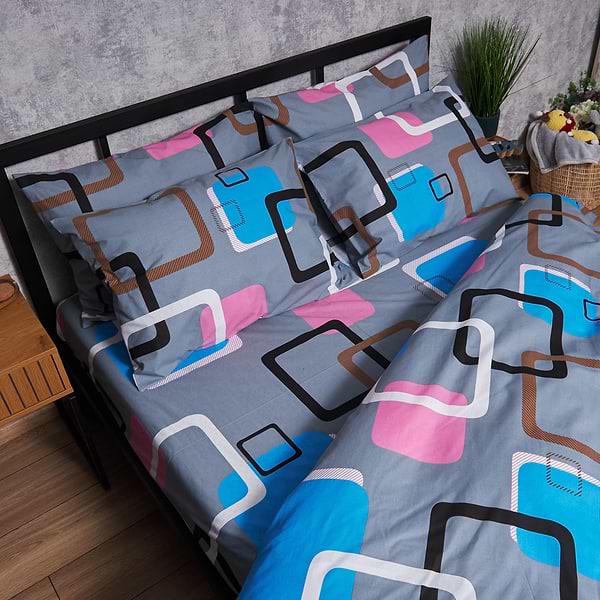 Фото - Комплект постельного белья Moon&Star Бязь Gold Люкс «Retro Vibes» 160х220х2 нав. 2х50х70 (MS-820006786)