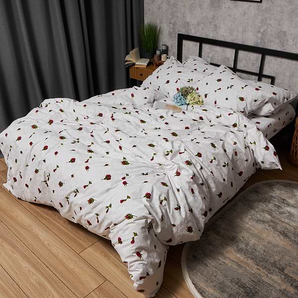 Фото - Комплект постельного белья Moon&Star Бязь Gold Люкс Romantic Rose 200х220 нав. 2х40х60 (MS-820009670)