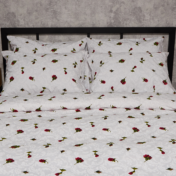 Фото - Комплект постельного белья Moon&Star Бязь Gold Люкс Romantic Rose 160х220х2 нав. 2х70х70 (MS-820009692)