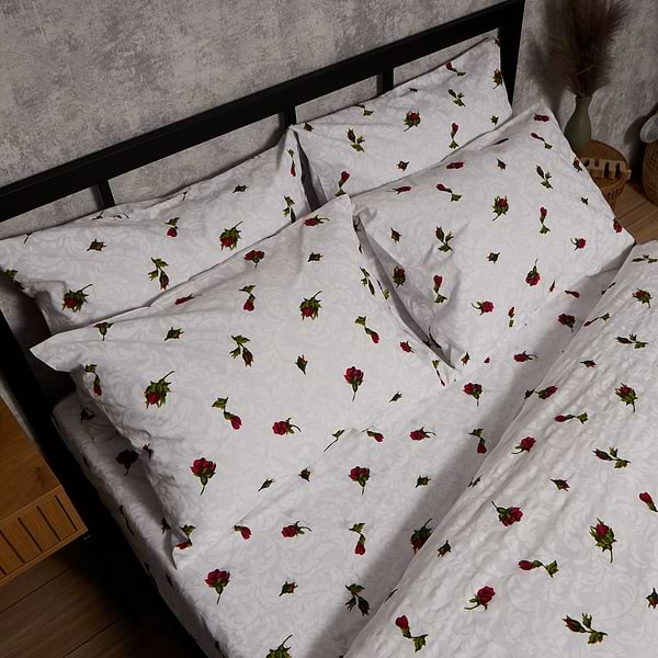 Фото - Комплект постельного белья Moon&Star Бязь Gold Люкс Romantic Rose 200х220 нав. 2х40х60 (MS-820009670)