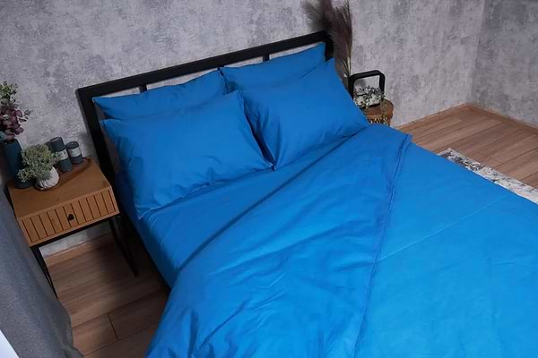 Фото - Пододеяльник полуторный Moon&Star Бязь Gold Люкс Sapphire 143 x 210 см (MS-870000080)