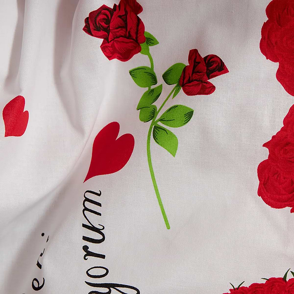 Фото - Комплект постельного белья Moon&Star Бязь Gold Люкс Scarlet Romance 160х220 нав. 2х50х70 (MS-820009786)