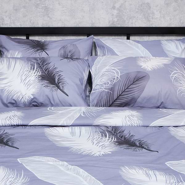 Фото - Комплект постельного белья Moon&Star Бязь Gold Люкс «Soft Plumes» 143х210х2 нав. 2х50х70 (MS-820006921)