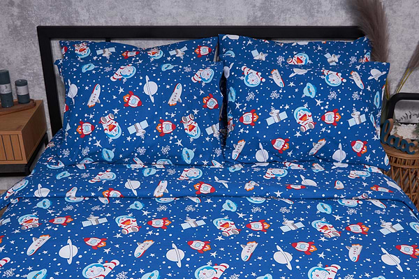 Фото - Комплект постельного белья Moon&Star Бязь Gold Люкс Space Cats 143х210 (MS-820001754)