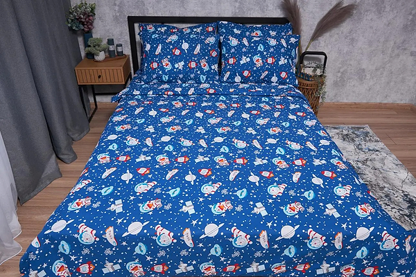 Фото - Пододеяльник полуторный Moon&Star Бязь Gold Люкс Space Cats 143 x 210 см (MS-870000085)