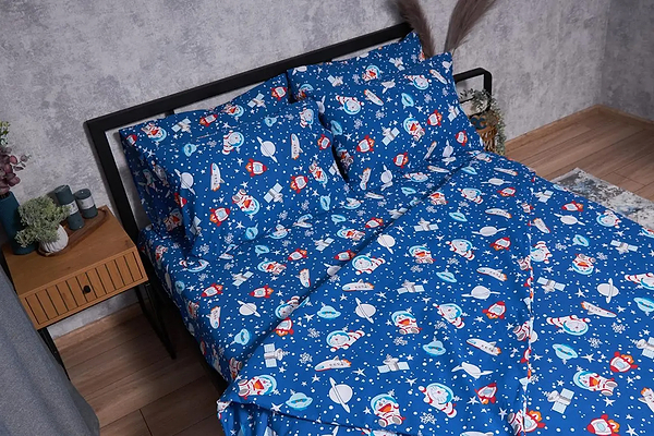 Фото - Пододеяльник полуторный Moon&Star Бязь Gold Люкс Space Cats 143 x 210 см (MS-870000085)