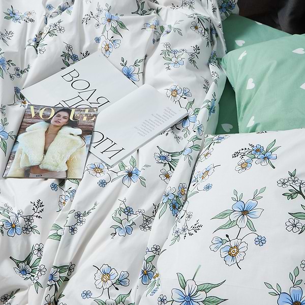 Фото - Комплект постельного белья Moon&Star Бязь Gold Люкс «Spring Harmony» 160х220х2 нав. 2х70х70 (MS-820006997)