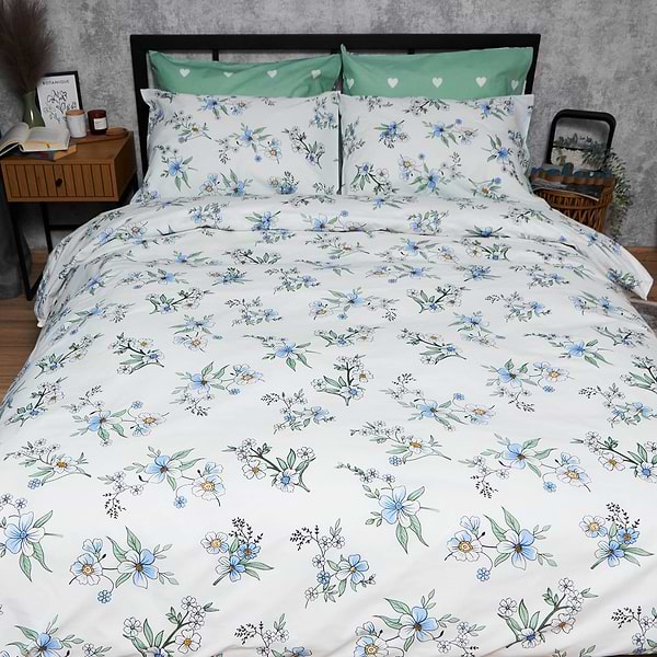 Фото - Комплект постільної білизни Moon&Star Бязь Gold Люкс Spring Harmony 160х220 нав. 4х70х70 (MS-820006989)