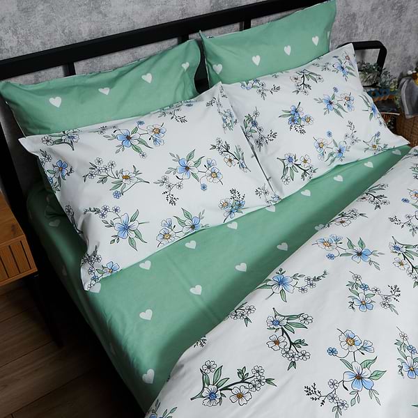 Фото - Комплект постельного белья Moon&Star Бязь Gold Люкс «Spring Harmony» 160х220х2 нав. 2х70х70 (MS-820006997)