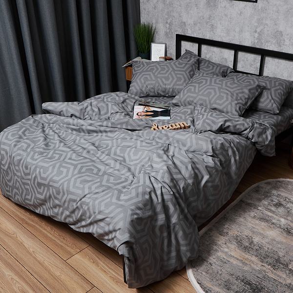 Фото - Комплект постельного белья Moon&Star Бязь Gold Люкс «Urban Style» 143х210х2 нав. 2х70х70 (MS-820007237)