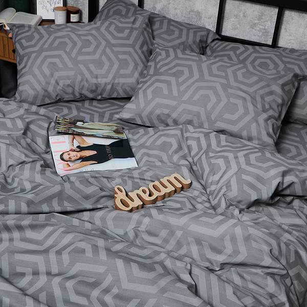 Фото - Комплект постільної білизни Moon&Star Бязь Gold Люкс «Urban Style» King Size 220x240 нав. 2х50х70 (MS-820007211)