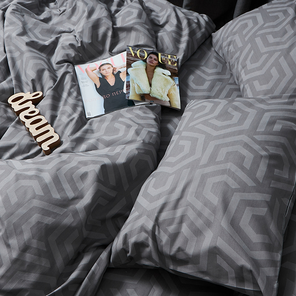 Фото - Комплект постельного белья Moon&Star Бязь Gold Люкс «Urban Style» 143х210х2 нав. 2х70х70 (MS-820007237)