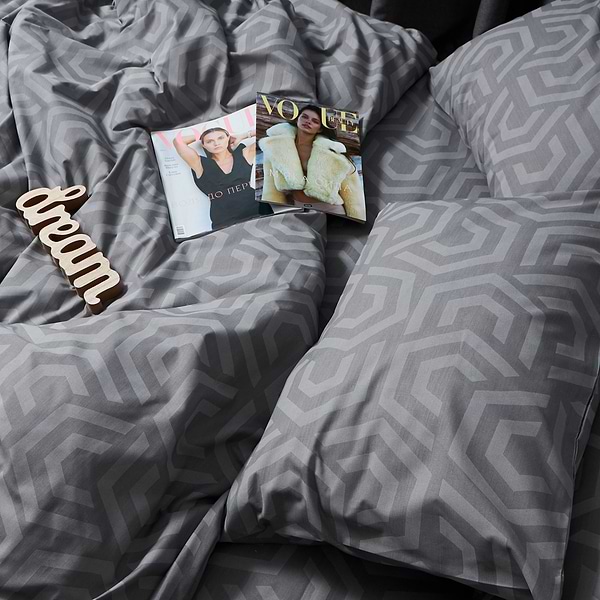 Фото - Комплект постільної білизни Moon&Star Бязь Gold Люкс «Urban Style» King Size 220x240 нав. 2х40х60 (MS-820007210)